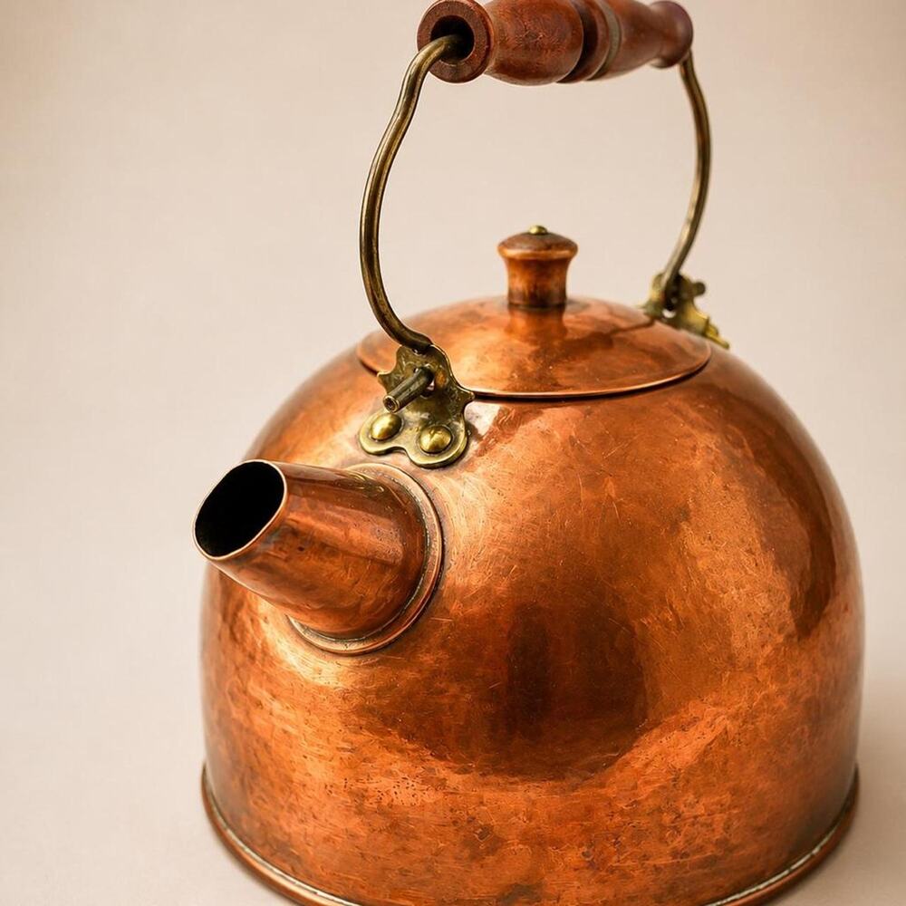 Vintage New Pfaltzgraff Ware Copper Kettle Kitchen Decor Korea - Picture 3 of 4